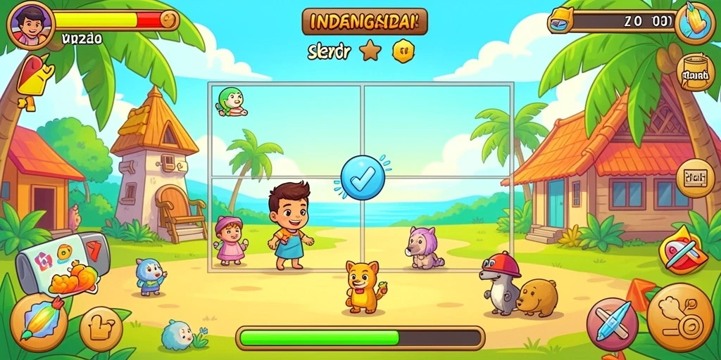 Reward dan pencapaian yang memotivasi untuk dimainkan.