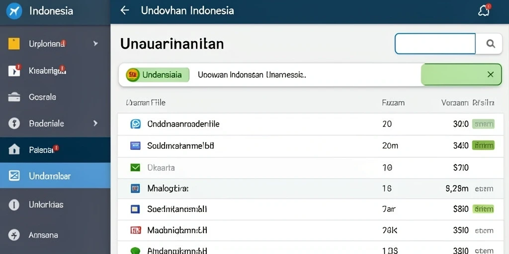 Antarmuka aplikasi yang mudah dinavigasi dan ramah pengguna.