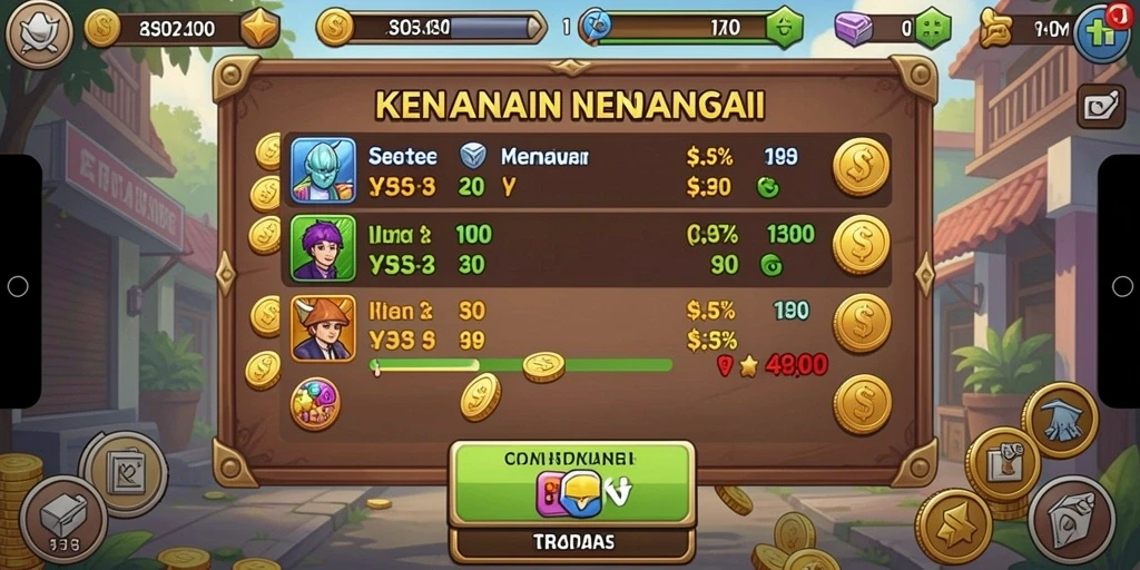 Moment seru dalam kompetisi antar pemain.